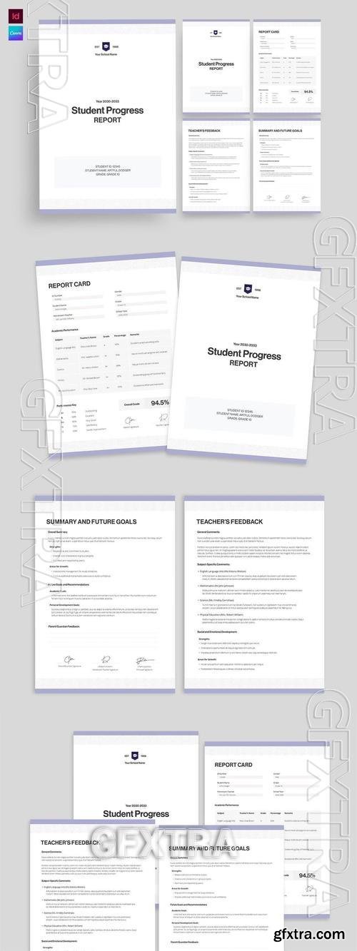 Student Report Card Template PZQ6FTX