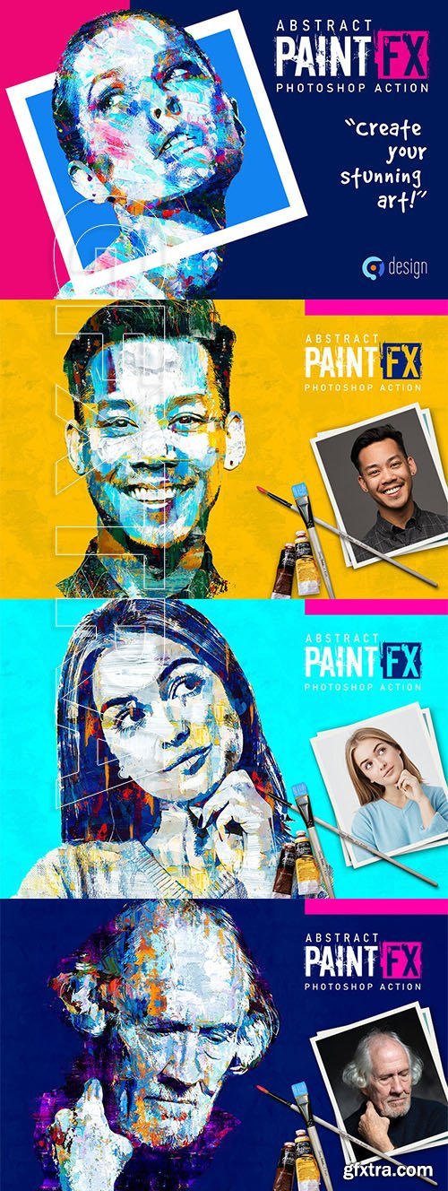 CreativeMarket - Abstract PaintFX - 6582745