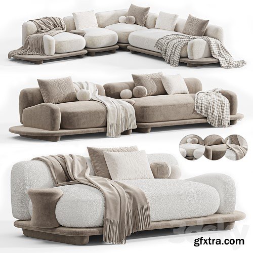 3dsky Pro - Busnelli Grumetto Sofa 01 Composition