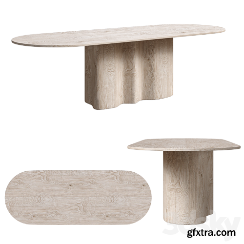 3dsky Pro - WAVES DINING TABLE