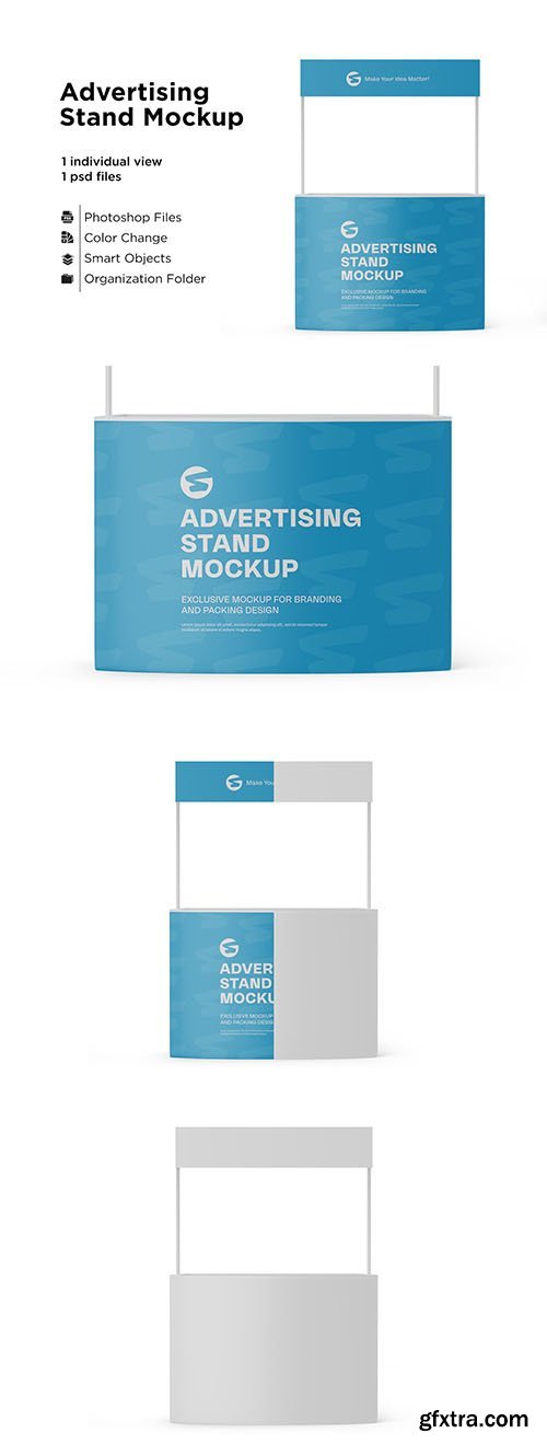 CreativeMarket - Advertising Stand Mockup - 6063294