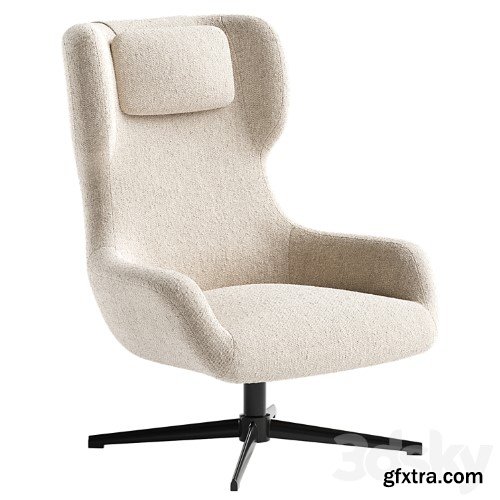 3dsky Pro - Zalina swivel armchair