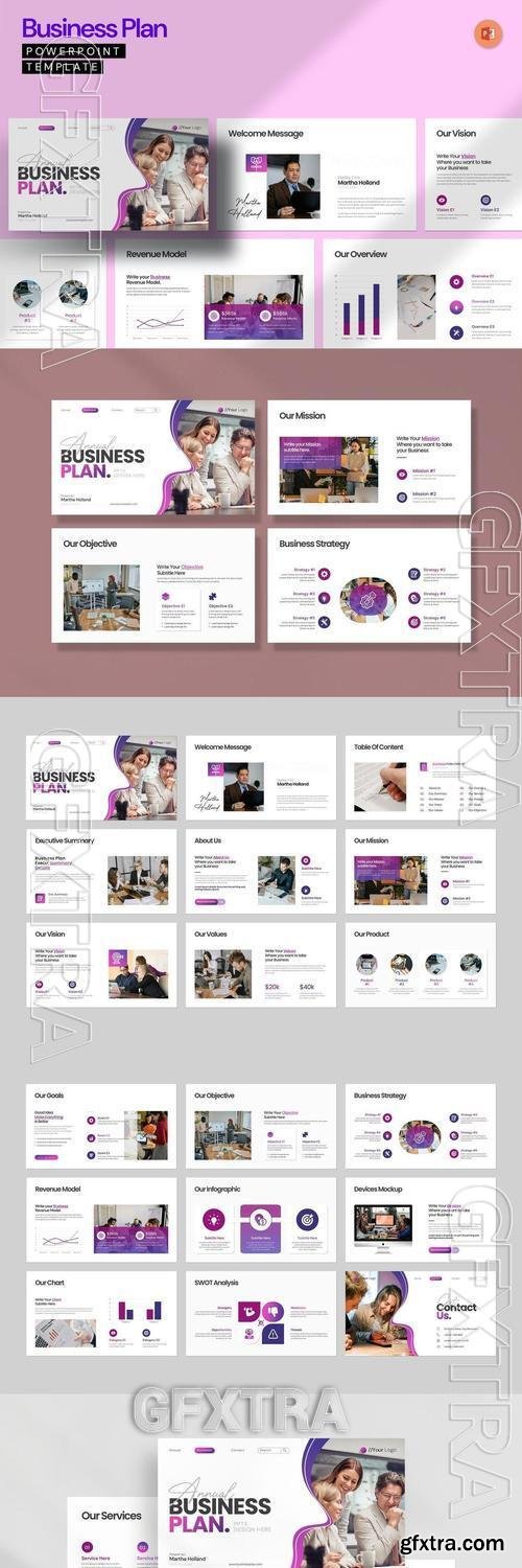 Business Plan PowerPoint Template A8QA2E4