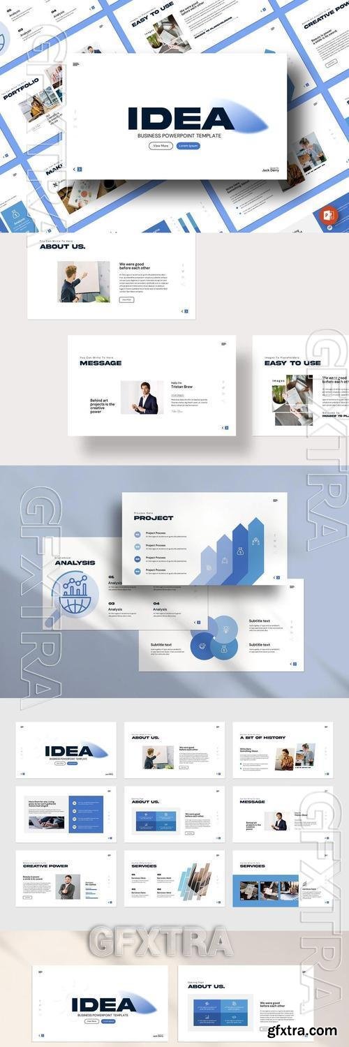 Idea PowerPoint Template 8RP6AB3