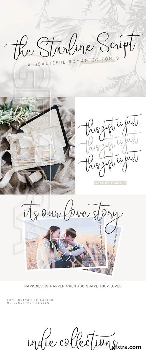 CreativeMarket - Starline Beautiful Script Fonts - 2241517