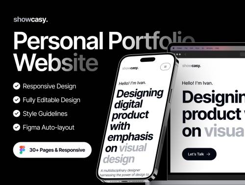 'Showcasy - A Personal Portfolio Website'