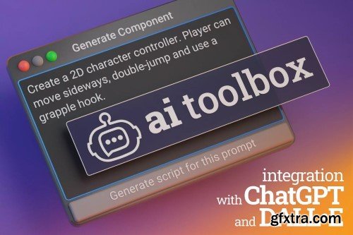 Unity Asset - AI Toolbox with ChatGPT, DALL·E, Whisper, Gemini etc v2.2.5