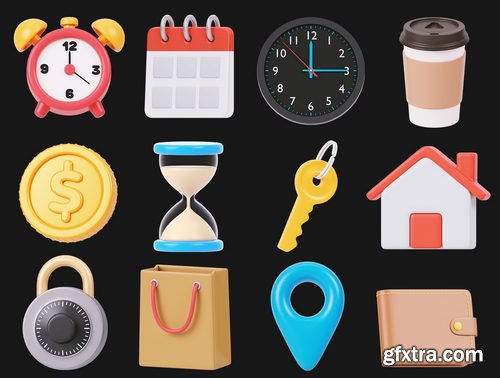 Craftwork.design - Objects 3D Illustration Pack