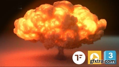 Udemy - 3Ds MAX & Phoenix FD Fire & Smoke VFX Simulation