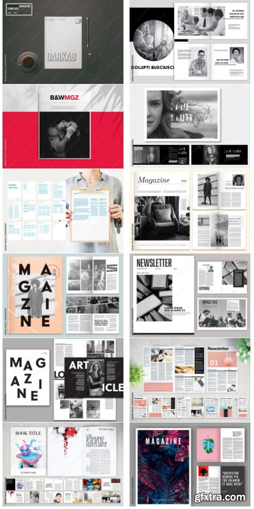 Magazine Layout Collections #1 60xIND