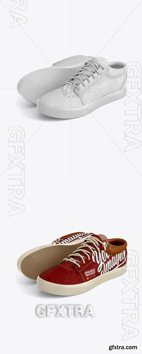 Two Sneakers Mockup - Half Side View 21084