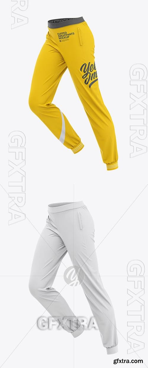 Womens Sweatpants Mockup 35196