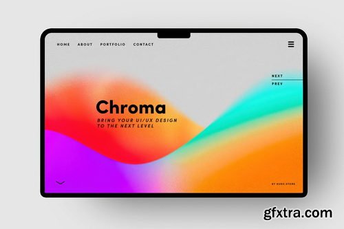 PixelBuddha - CHROMA Grainy Gradient Waves