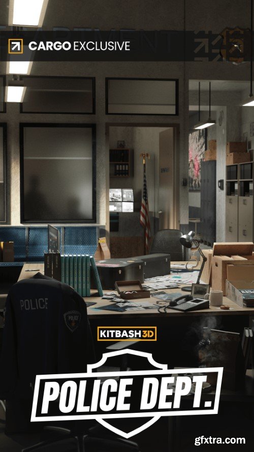 Kitbash3D - Police Station 4K