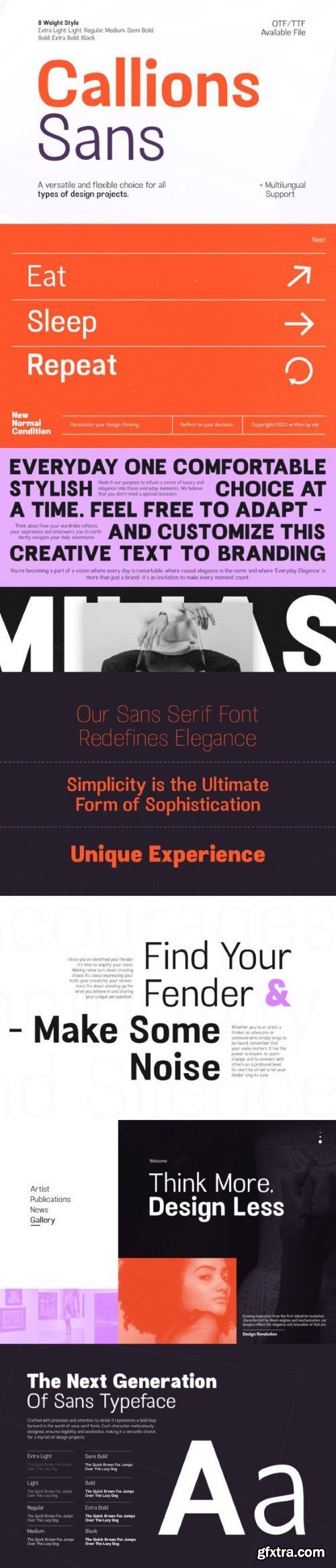 Callions Font Family