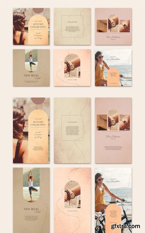 Social Media Post Layout Set - 358608933