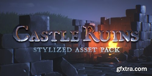 Blender Market - Stylized Castle Ruins Asset Pack