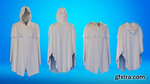 Artstation - 10 + 8 Capes Basemesh Models + Reference Images for texturing + Bonus + Project Files