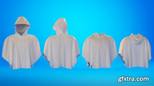 Artstation - 10 + 8 Capes Basemesh Models + Reference Images for texturing + Bonus + Project Files