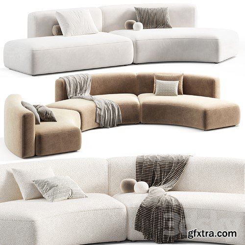 3dsky Pro - Cozy Curve Modular Sofa by MDF Italia