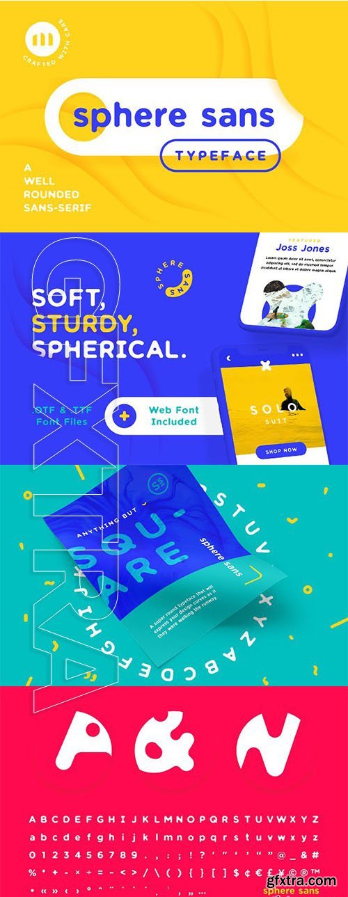 CreativeMarket - Sphere Sans Typeface - 2141788