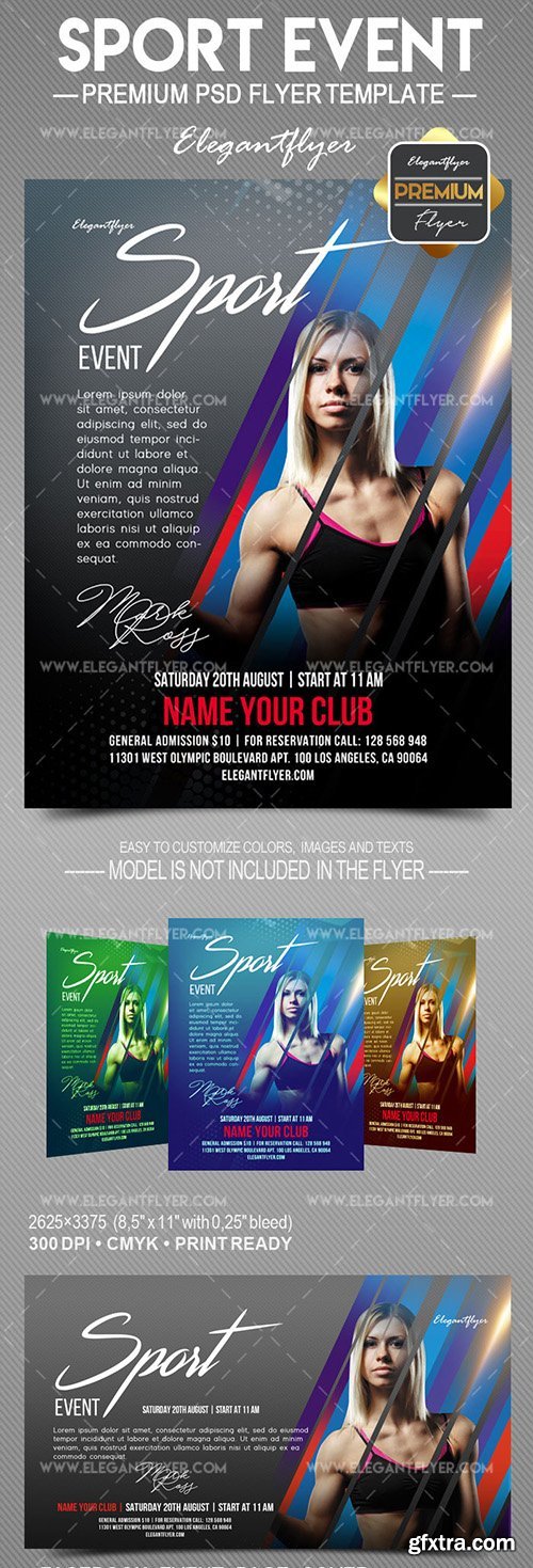 Sport Event &ndash; Flyer PSD Template