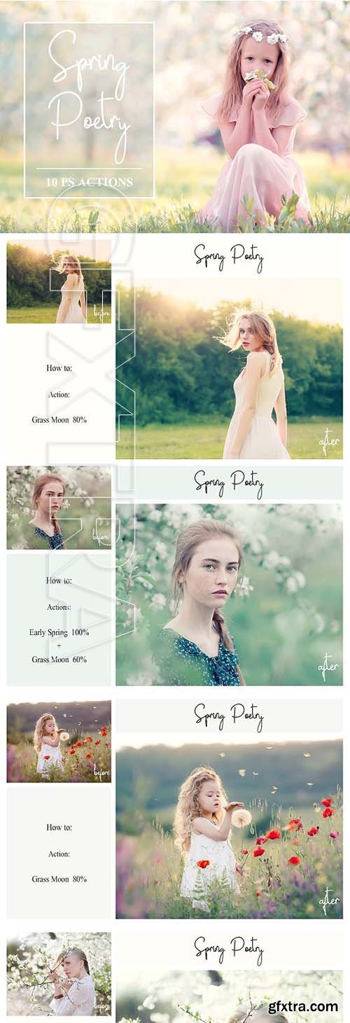 CreativeMarket - Spring Poetry - 10 PS Actions - 2286878