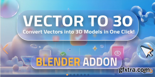 Blender Market - Vector to 3D v1.0.0