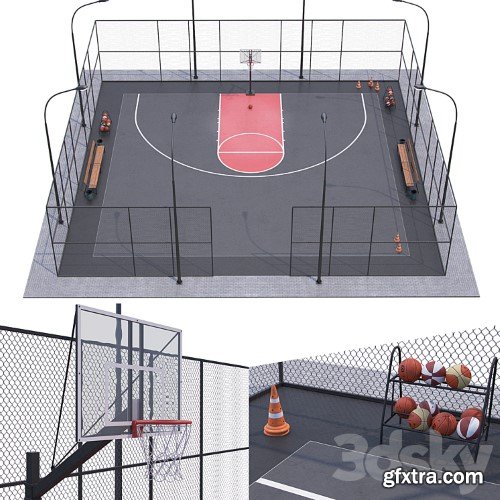 3dsky Pro - Basketball field