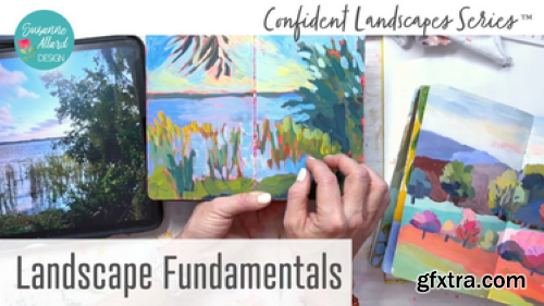 Skillshare - Landscape Fundamentals - Confident & Colorful Landscapes Series