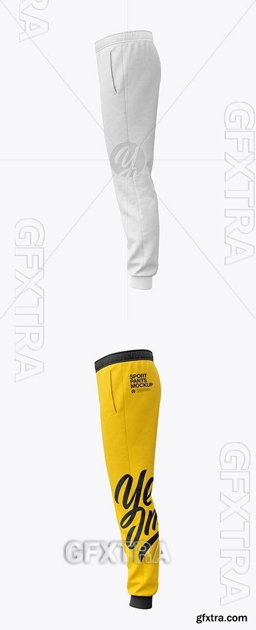 Melange Mens Sport Pants Mockup 42277 Melange Mens Sport Pants Mockup 42277