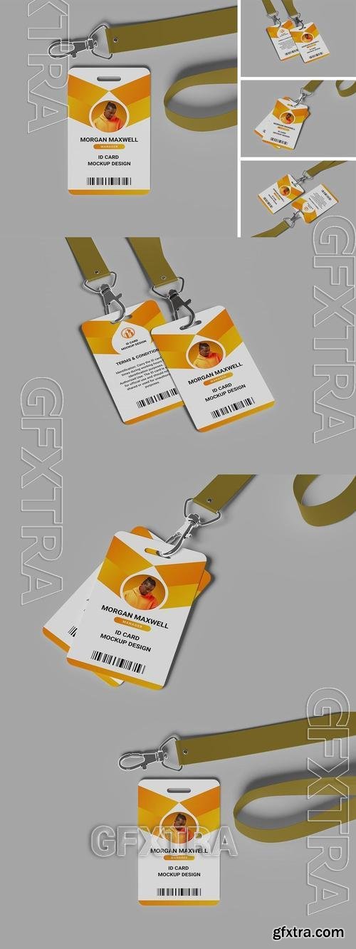 ID Card Mockup V8KDL2R ID Card Mockup V8KDL2R