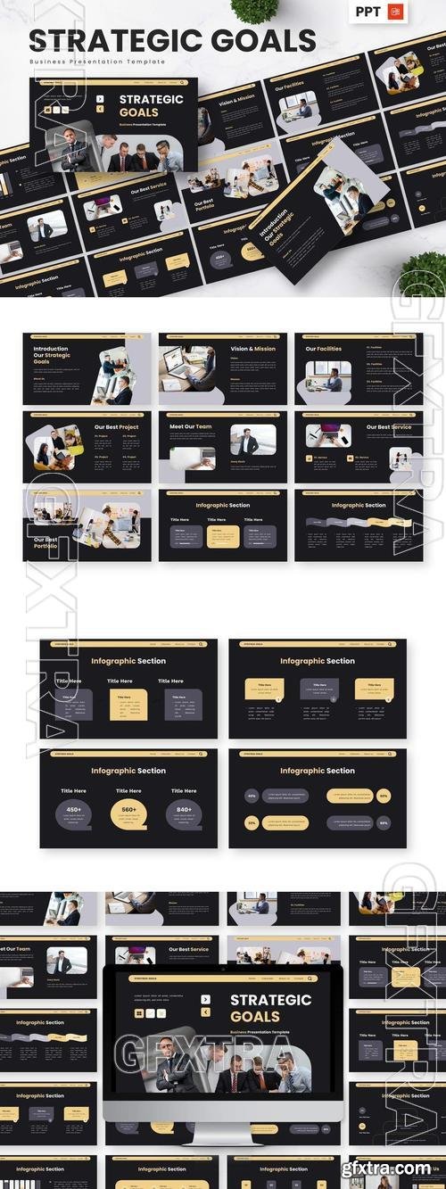 Strategic Goals - Business Powerpoint Templates MZB9GMX Strategic Goals - Business Powerpoint Templates MZB9GMX
