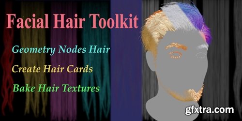 Blender Market - Facial Hair Toolkit for Blender Add-on v2.0.5