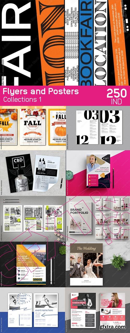 Flyers Posters Collections #1 250xIND