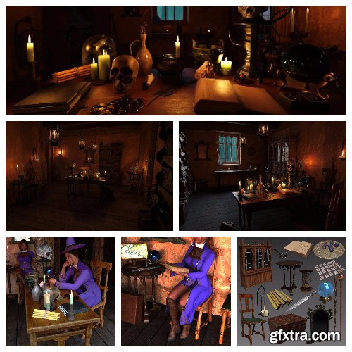 Daz3D - FG Wizard Bundle