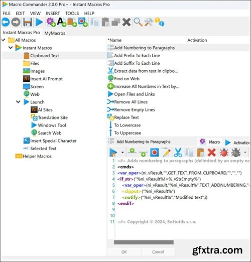 Macro Commander Pro+ 2.7 Macro Commander Pro+ 2.7
