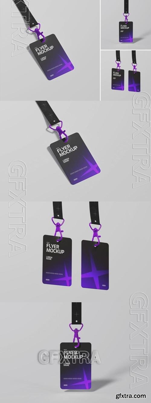 ID Card Mockup MYKRXK6 ID Card Mockup MYKRXK6