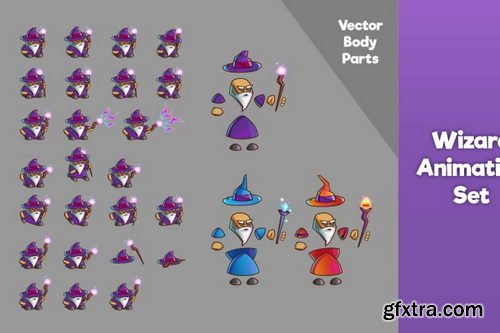 Craftpix - 2D Game Wizard Character