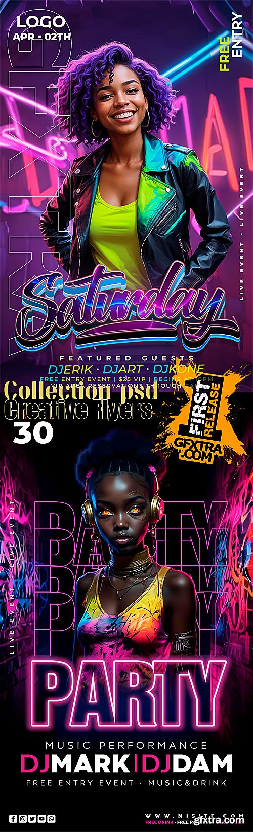 11 Collection of Creative Flyers psd