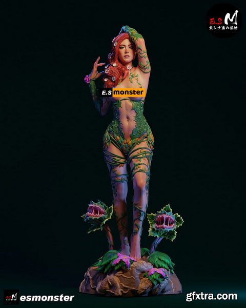 E.S Monster - Poison Ivy - 3D Print Model STL