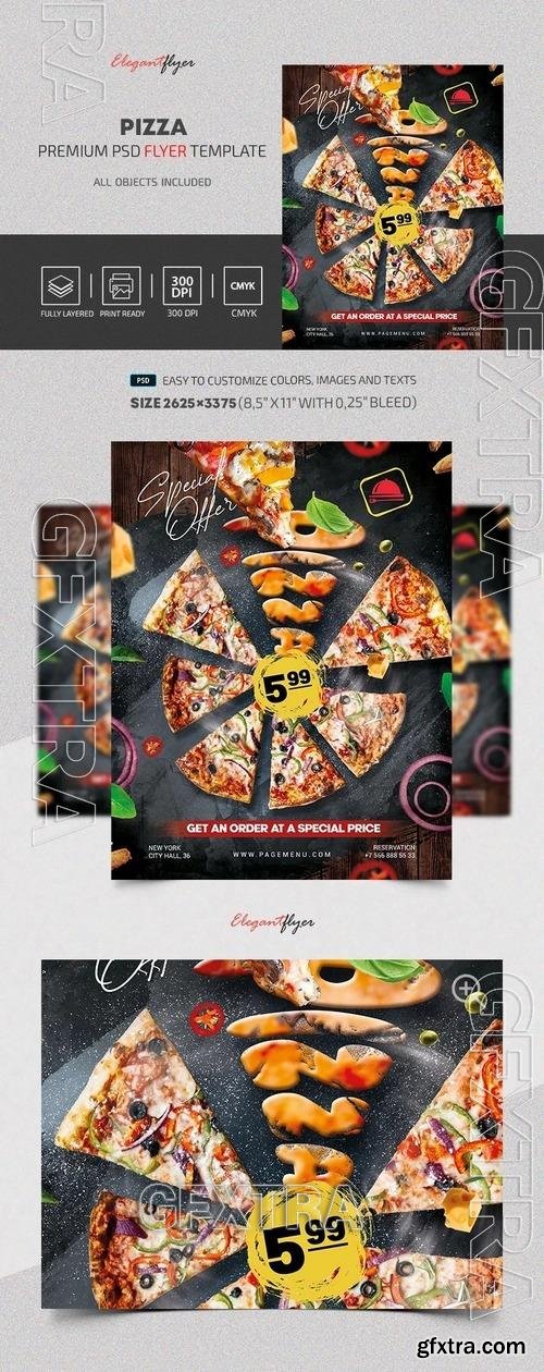 Pizza Flyer - Premium Flyer template (PSD) Pizza Flyer - Premium Flyer template (PSD)