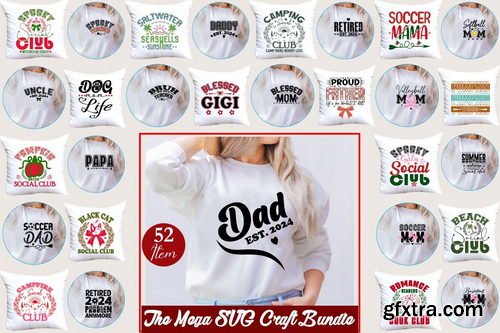The Mega SVG Craft Bundle