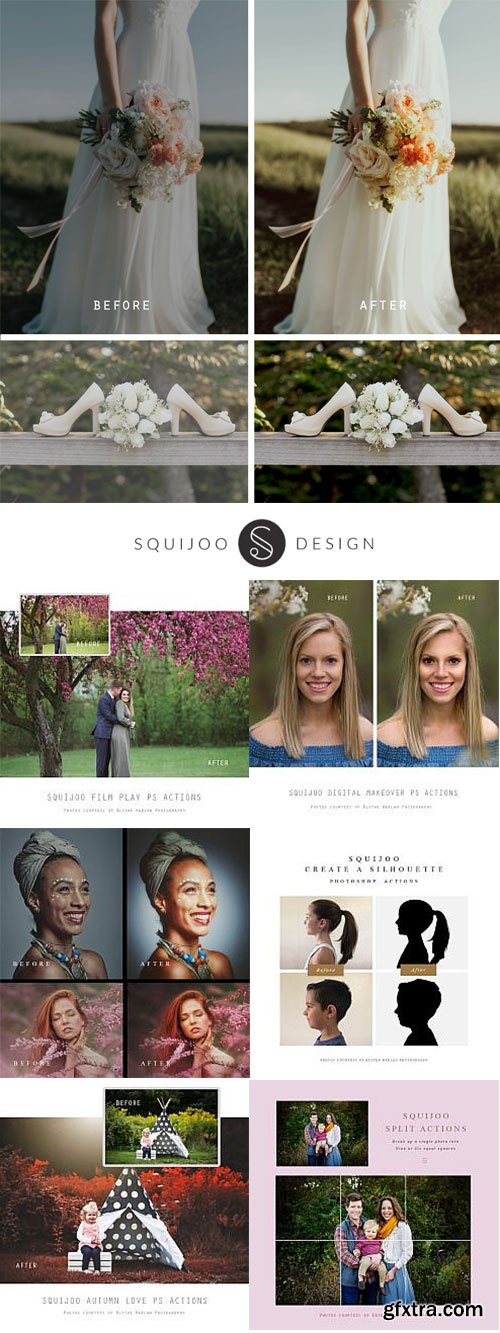 Squijoo - Actions & Presets - Photoshop Actions 13xATNs