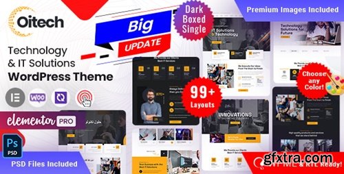 Themeforest - Oitech - Technology WordPress Theme 40910991 v2.3