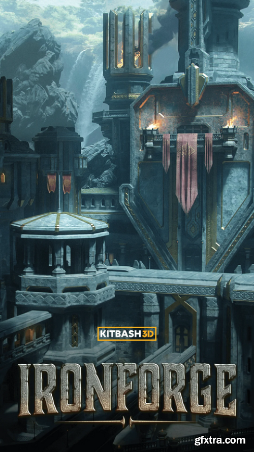 Kitbash3D - Iron Forge Kitbash3D - Iron Forge