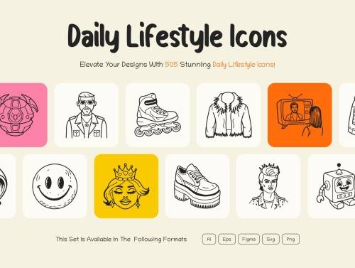 'Y2k Doodles Set' 'Y2k Doodles Set'