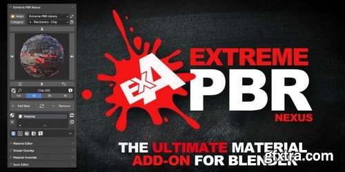 Blendermarket - Extreme PBR Nexus v4.1.132 + ½K / 1K / 2K Textures