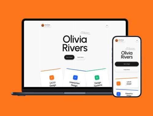 'Olivia Rivers – Portfolio Website' 'Olivia Rivers – Portfolio Website'