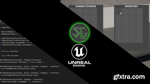 Udemy - Unreal Engine Multiplayer C++ Inventory, Crafting, Building